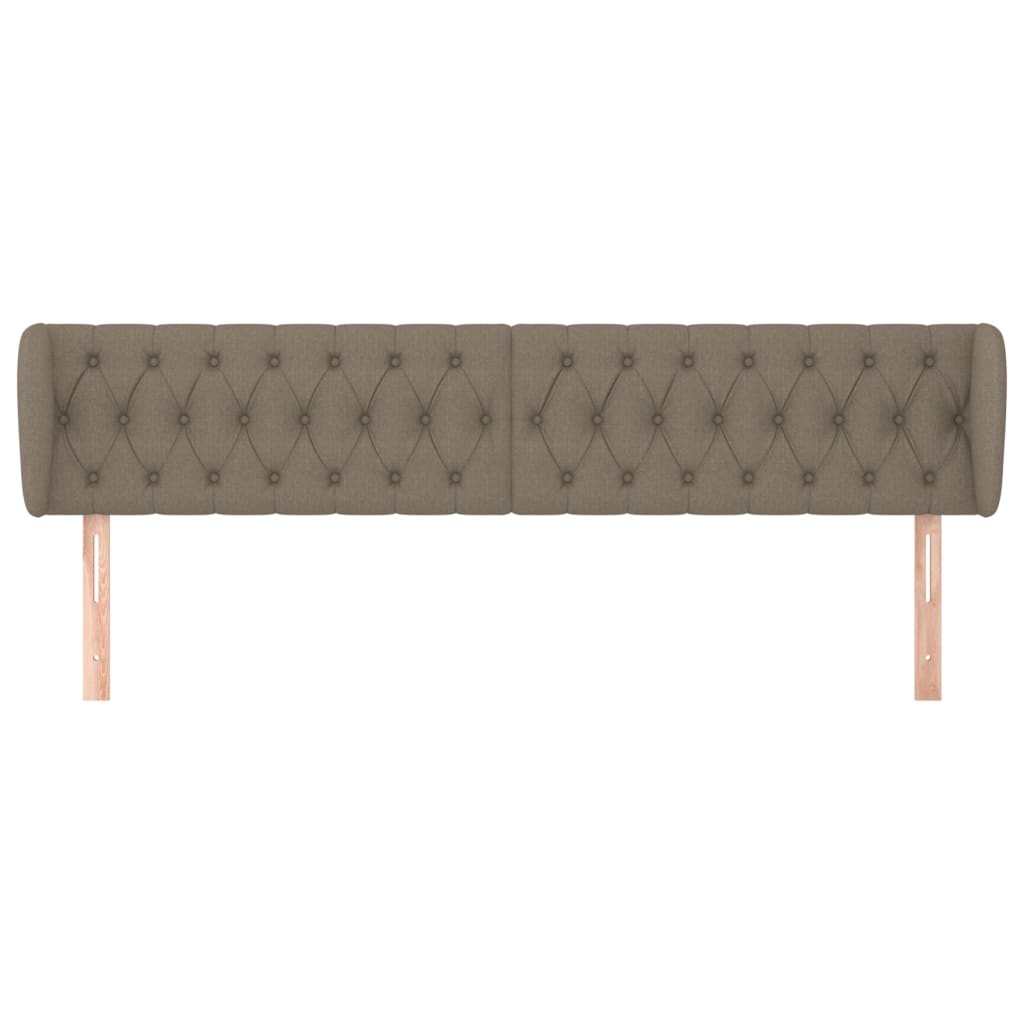 vidaXL Κεφαλάρι με Πτερύγια Taupe 183x23x78/88 εκ. Υφασμάτινο