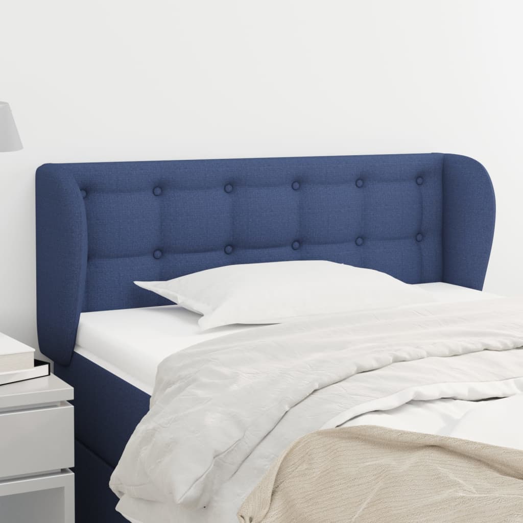 vidaXL Κεφαλάρι με Πτερύγια Μπλε 83 x 23 x 78/88 εκ. Υφασμάτινο