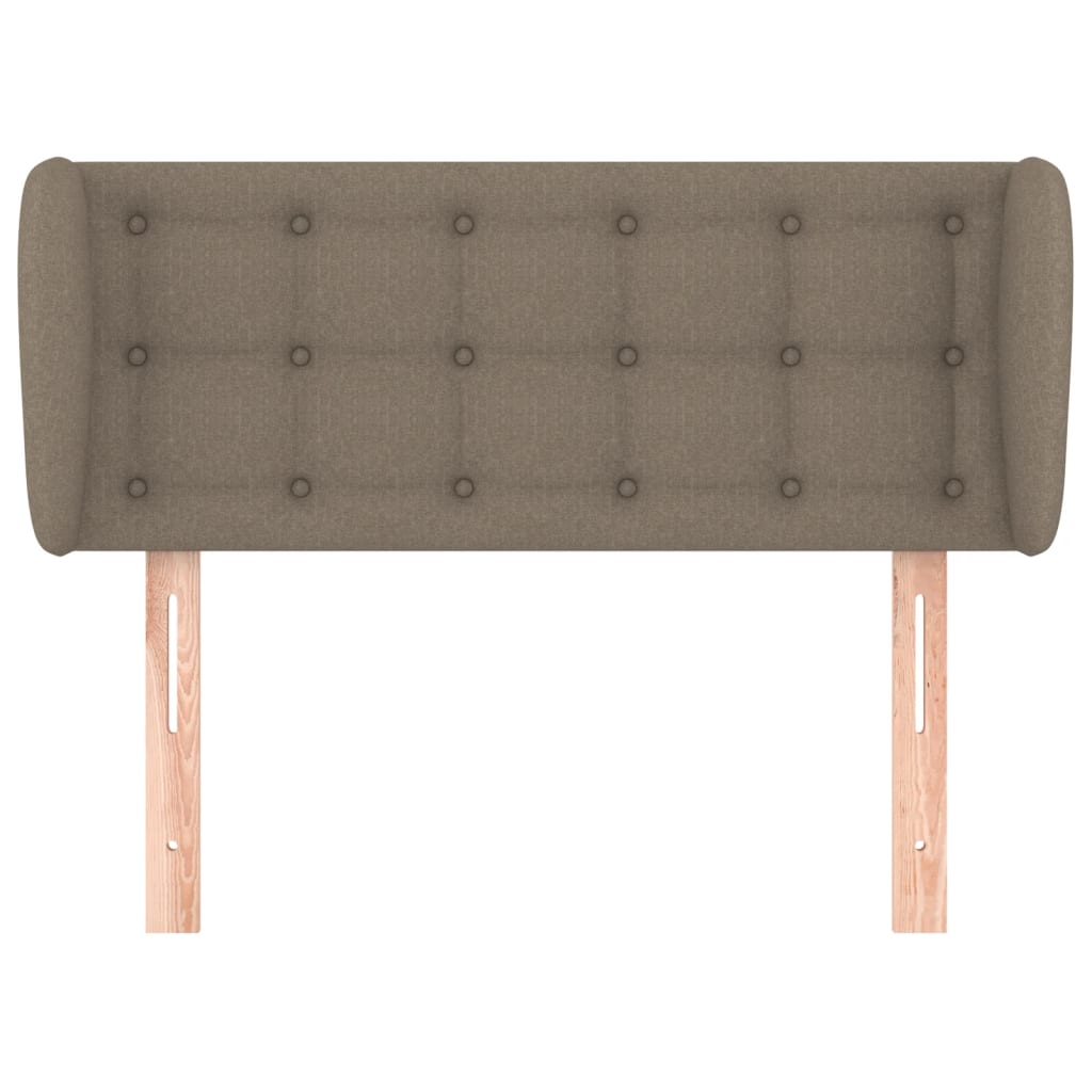 vidaXL Κεφαλάρι με Πτερύγια Taupe 93x23x78/88 εκ. Υφασμάτινο