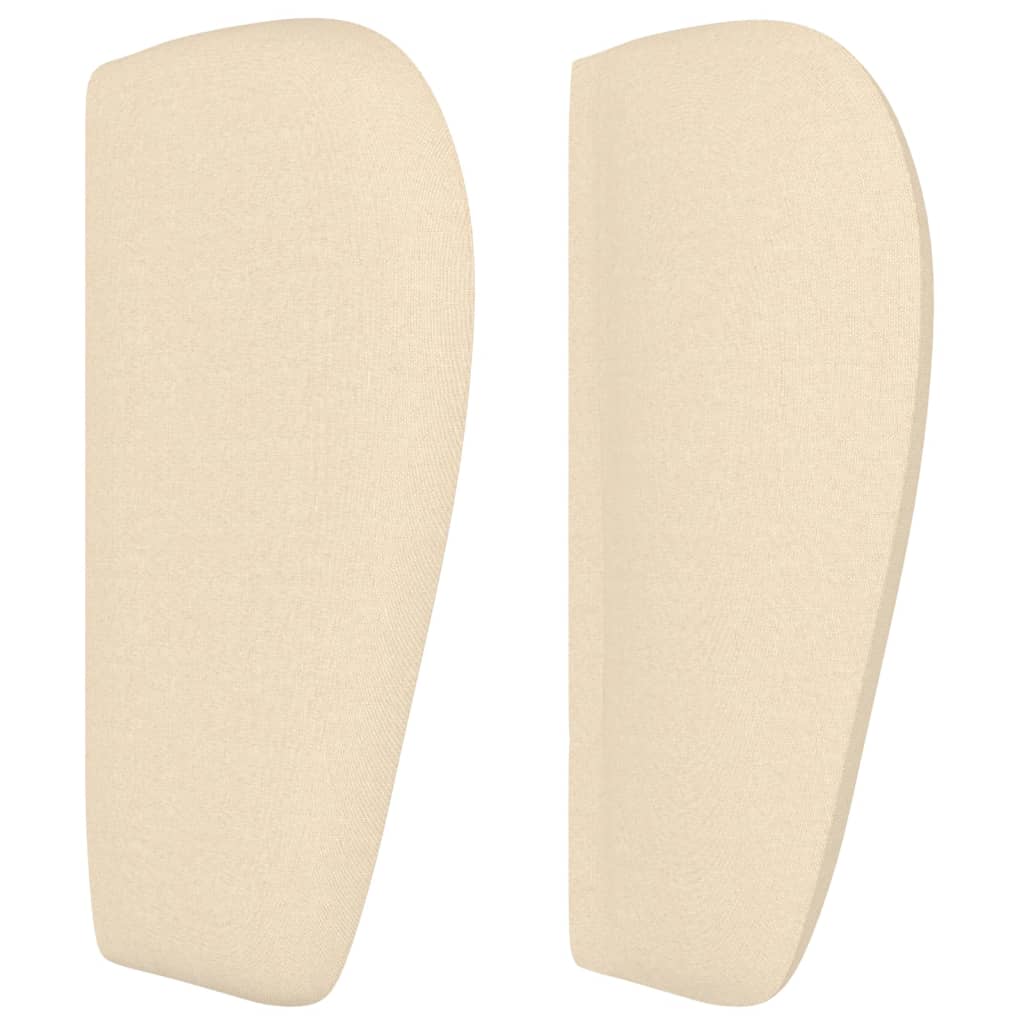 vidaXL Κεφαλάρι με Πτερύγια Κρεμ 93x23x78/88 εκ. Υφασμάτινο