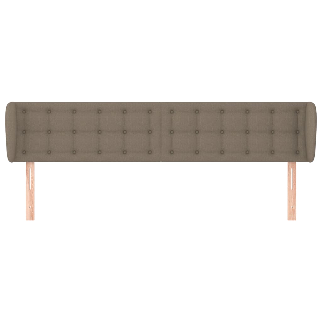 vidaXL Κεφαλάρι με Πτερύγια Taupe 163x23x78/88 εκ. Υφασμάτινο