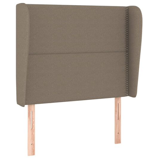 vidaXL Κεφαλάρι με Πτερύγια Taupe 93 x 23 x 118/128 εκ. Υφασμάτινο