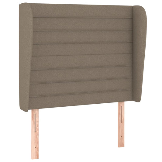vidaXL Κεφαλάρι με Πτερύγια Taupe 93 x 23 x 118/128 εκ. Υφασμάτινο