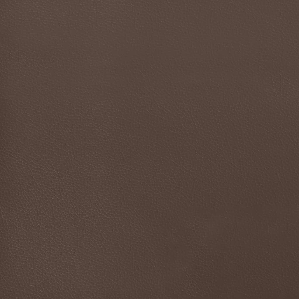 vidaXL Κεφαλάρι με Πτερύγια Σκούρο Καφέ 103x23x118/128 εκ. Υφασμάτινο