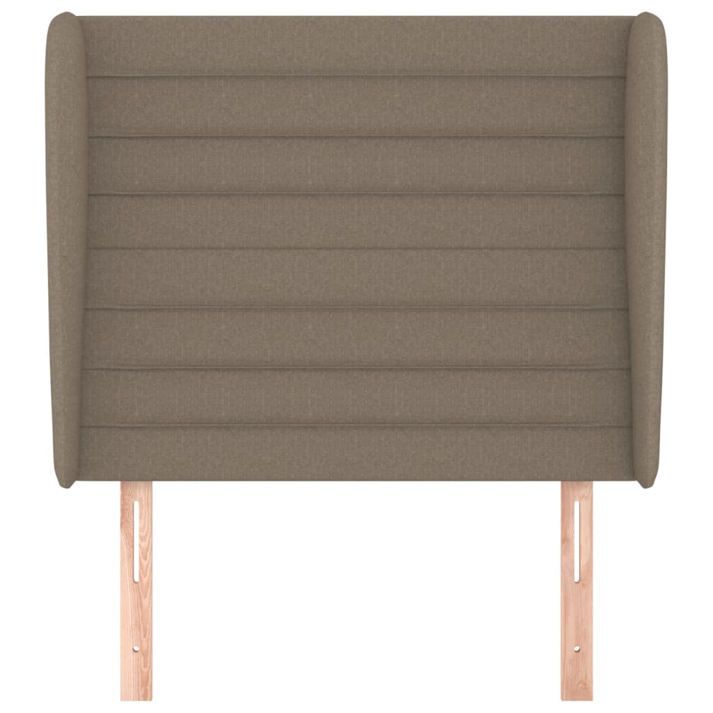 vidaXL Κεφαλάρι με Πτερύγια Taupe 103x23x118/128 εκ. Υφασμάτινο
