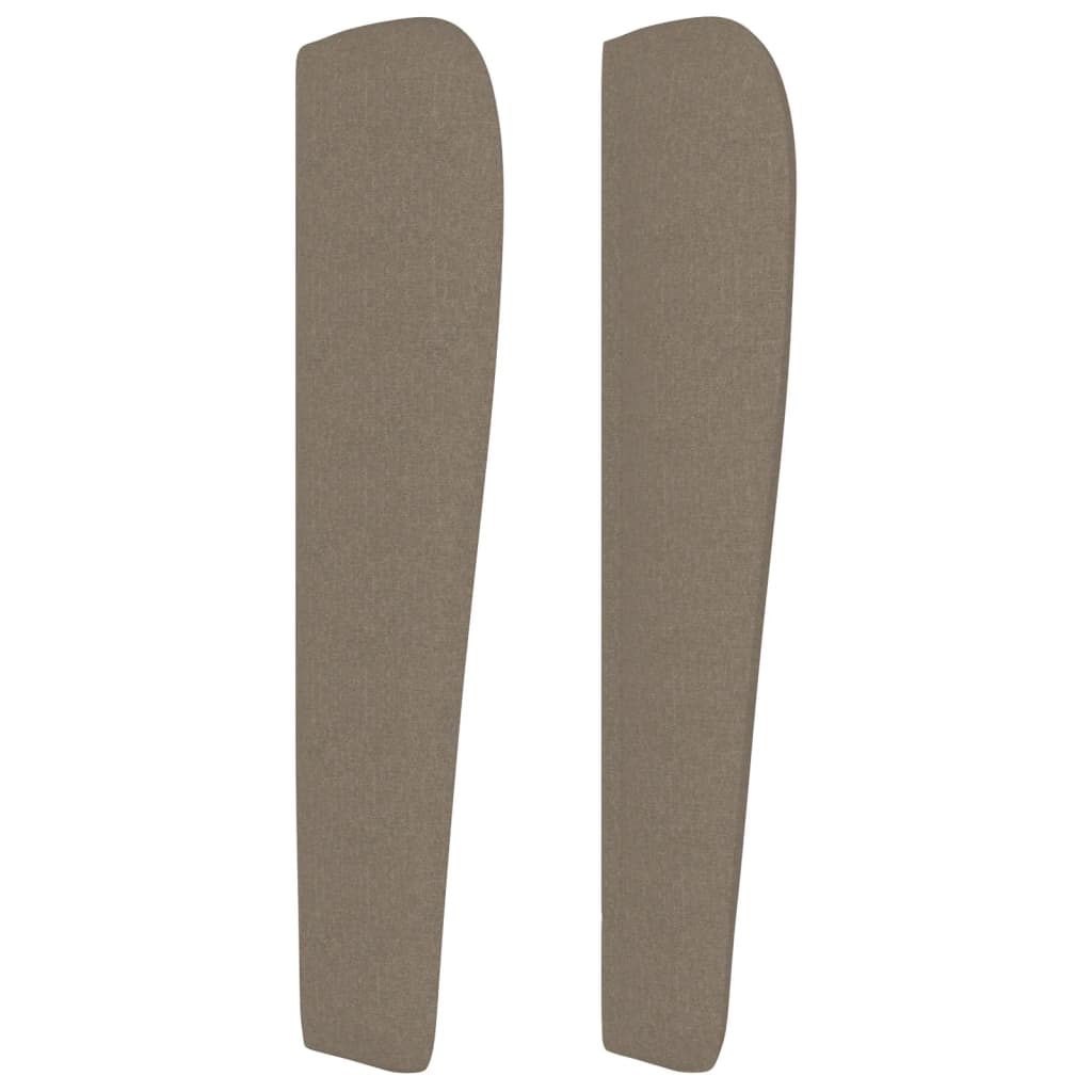 vidaXL Κεφαλάρι με Πτερύγια Taupe 103x23x118/128 εκ. Υφασμάτινο