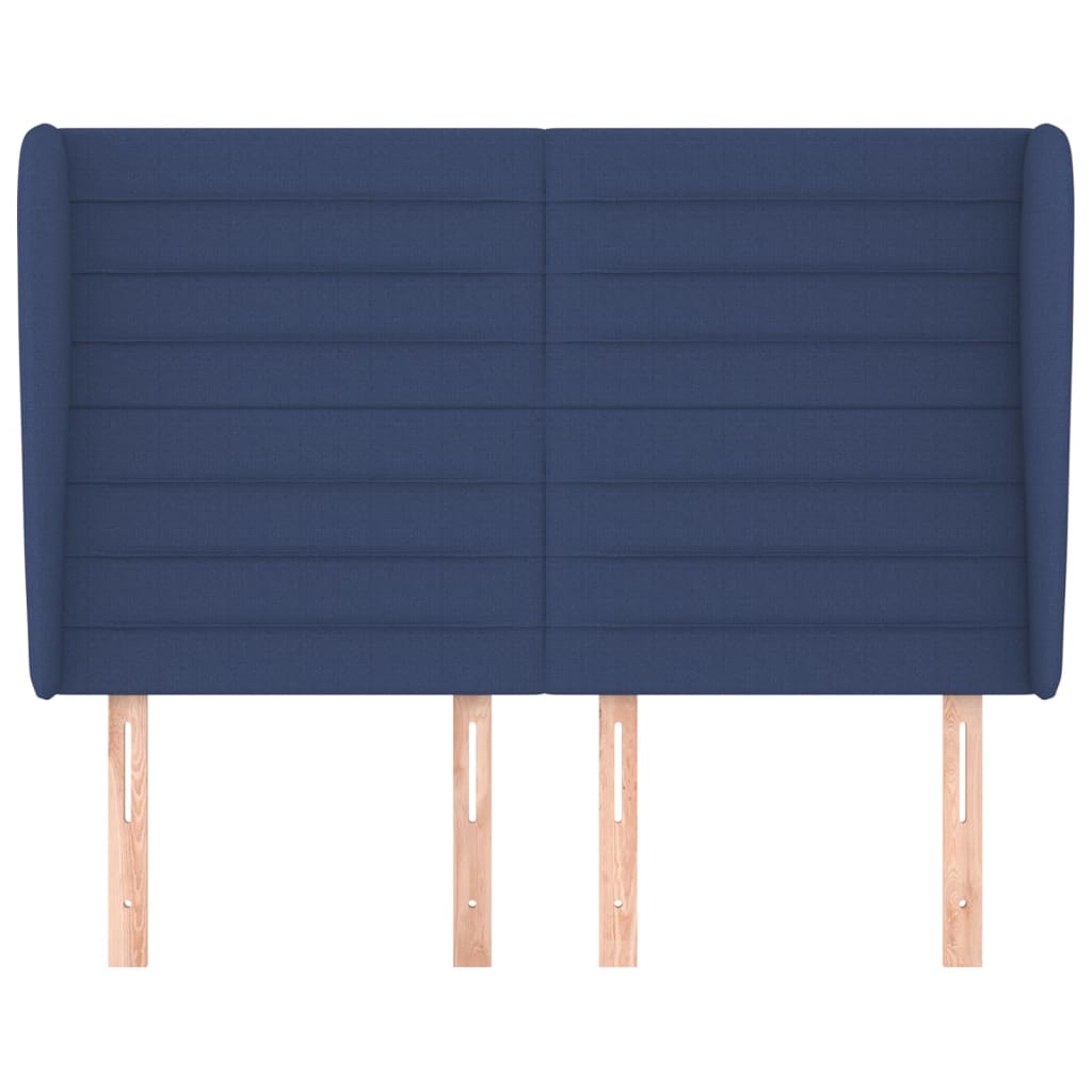 vidaXL Κεφαλάρι με Πτερύγια Μπλε 147x23x118/128 εκ. Υφασμάτινο