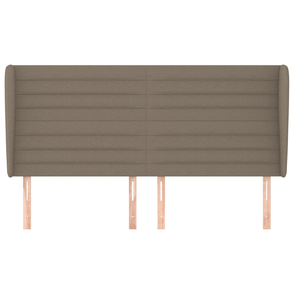 vidaXL Κεφαλάρι με Πτερύγια Taupe 183x23x118/128 εκ. Υφασμάτινο