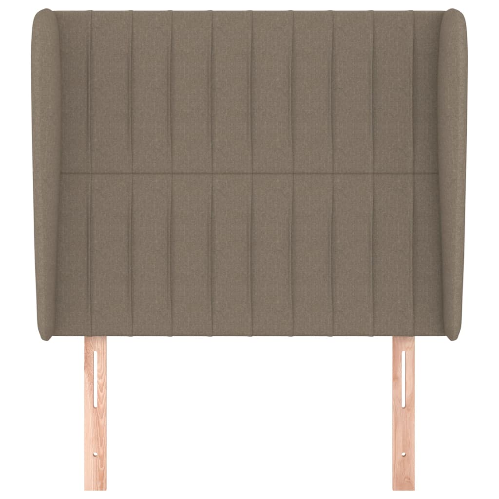 vidaXL Κεφαλάρι με Πτερύγια Taupe 93 x 23 x 118/128 εκ. Υφασμάτινο