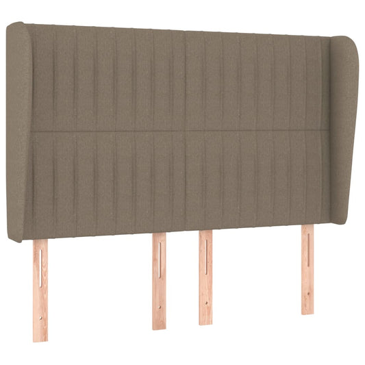 vidaXL Κεφαλάρι με Πτερύγια Taupe 147x23x118/128 εκ. Υφασμάτινο