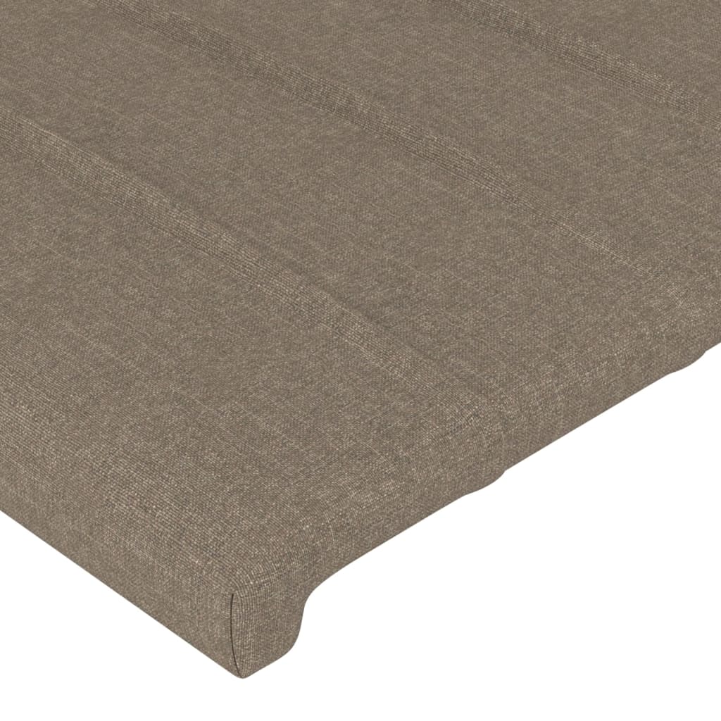 vidaXL Κεφαλάρι με Πτερύγια Taupe 147x23x118/128 εκ. Υφασμάτινο
