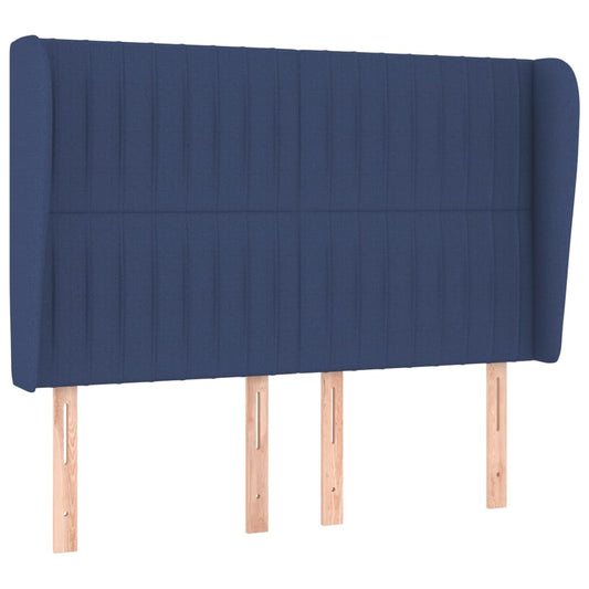 vidaXL Κεφαλάρι με Πτερύγια Μπλε 147x23x118/128 εκ. Υφασμάτινο