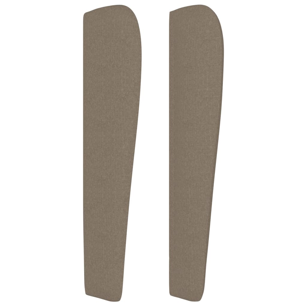 vidaXL Κεφαλάρι με Πτερύγια Taupe 83x23x118/128 εκ. Υφασμάτινο