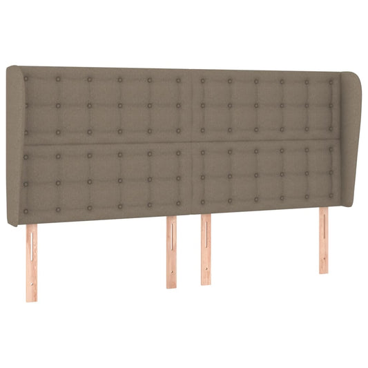 vidaXL Κεφαλάρι με Πτερύγια Taupe 163x23x118/128 εκ. Υφασμάτινο