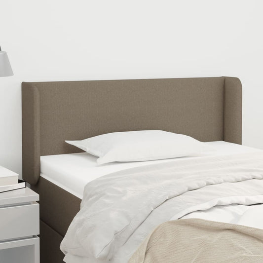vidaXL Κεφαλάρι με Πτερύγια Taupe 93x16x78/88 εκ. Υφασμάτινο