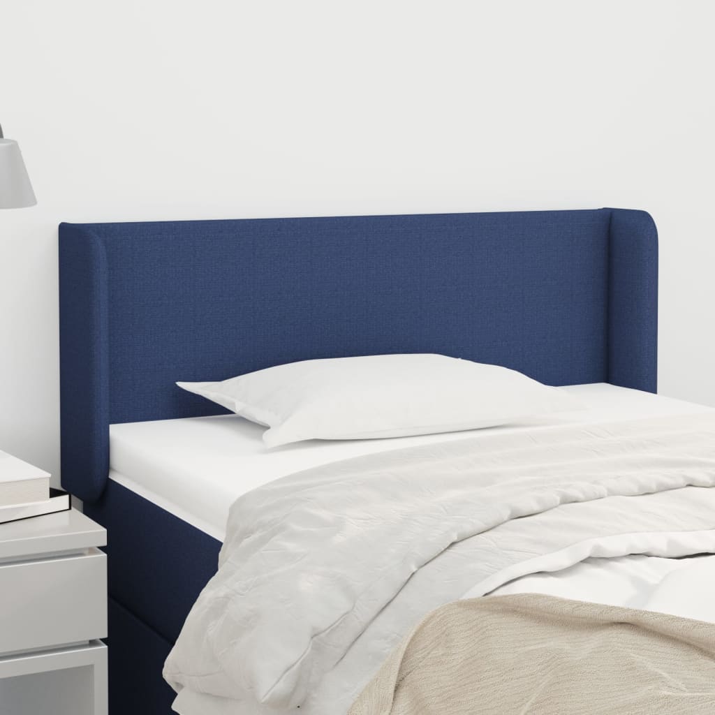 vidaXL Κεφαλάρι με Πτερύγια Μπλε 93x16x78/88 εκ. Υφασμάτινο