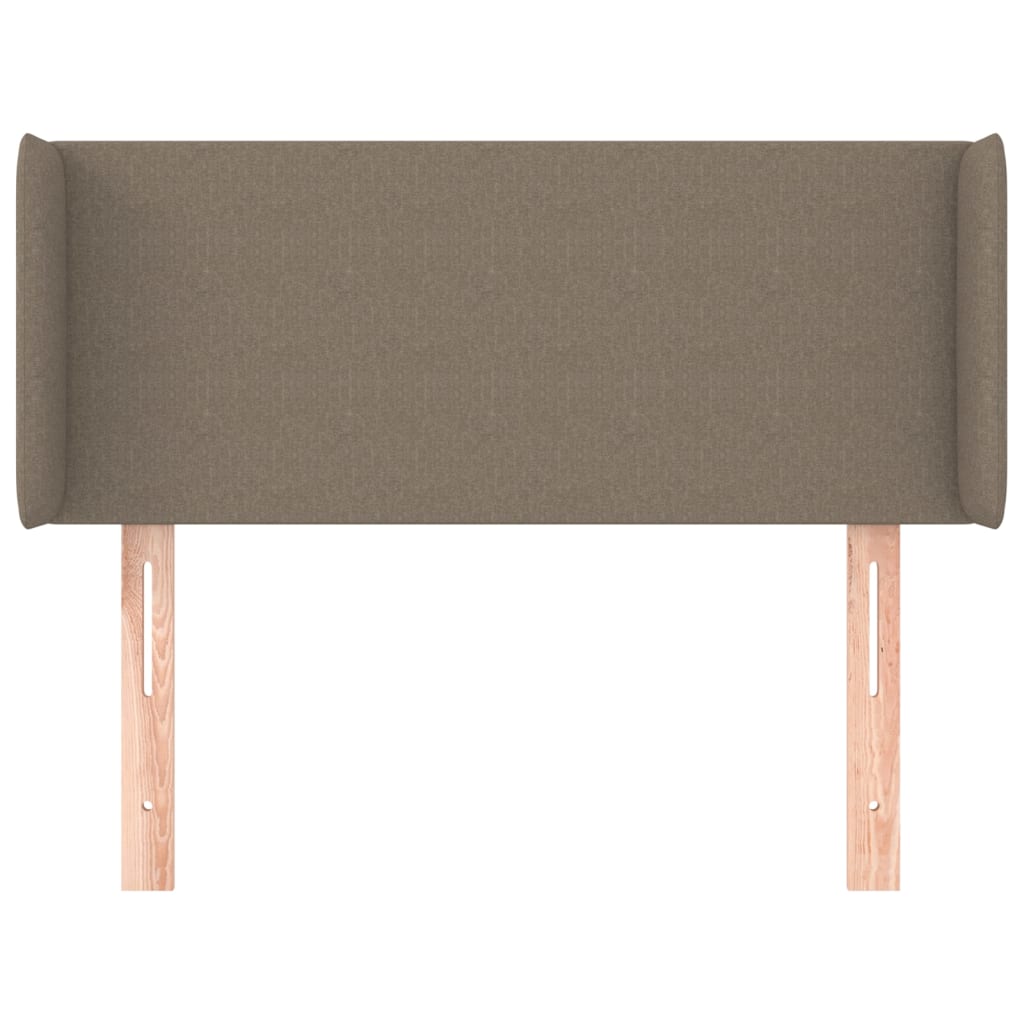 vidaXL Κεφαλάρι με Πτερύγια Taupe 103x16x78/88 εκ. Υφασμάτινο