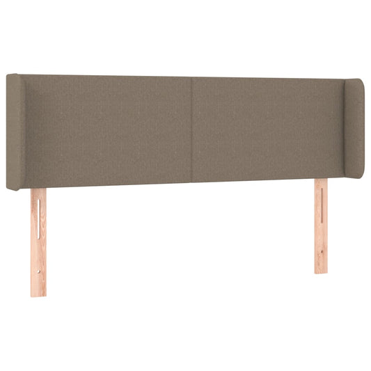 vidaXL Κεφαλάρι με Πτερύγια Taupe 147x16x78/88 εκ. Υφασμάτινο