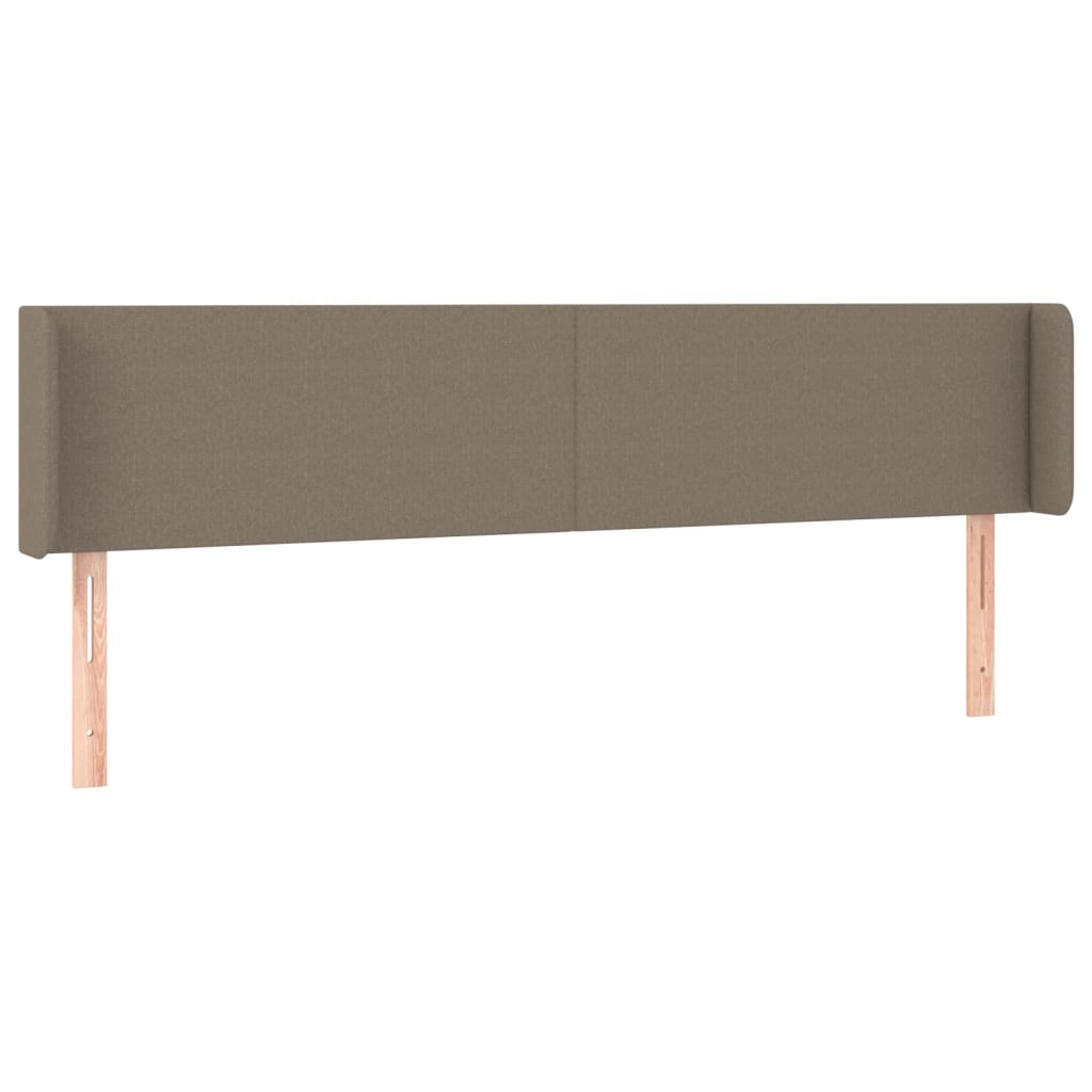 vidaXL Κεφαλάρι με Πτερύγια Taupe 183x16x78/88 εκ. Υφασμάτινο