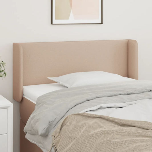 vidaXL Κεφαλάρι με Πτερύγια Καπουτσίνο 83x16x78/88 εκ. Συνθετικό Δέρμα