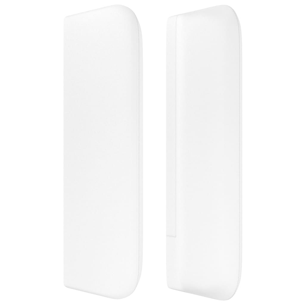vidaXL Κεφαλάρι με Πτερύγια Λευκό 147x16x78/88 εκ. Συνθετικό Δέρμα