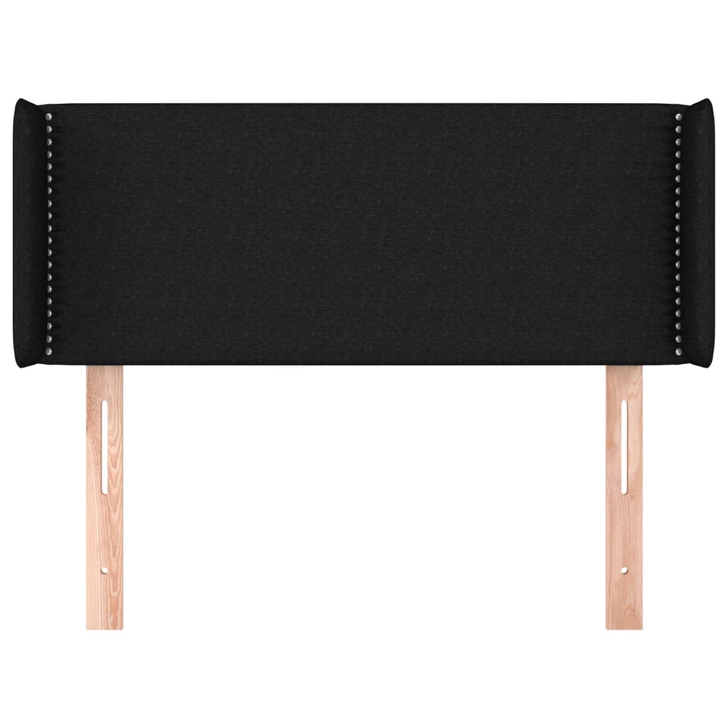vidaXL Κεφαλάρι με Πτερύγια Μαύρο 83x16x78/88 εκ. Υφασμάτινο