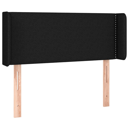 vidaXL Κεφαλάρι με Πτερύγια Μαύρο 103x16x78/88 εκ. Υφασμάτινο