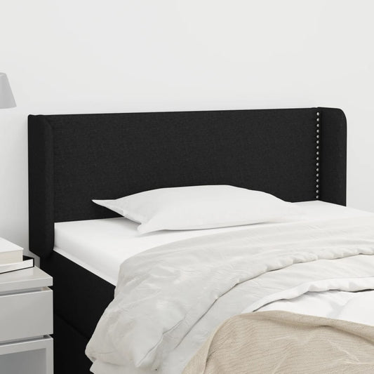vidaXL Κεφαλάρι με Πτερύγια Μαύρο 103x16x78/88 εκ. Υφασμάτινο
