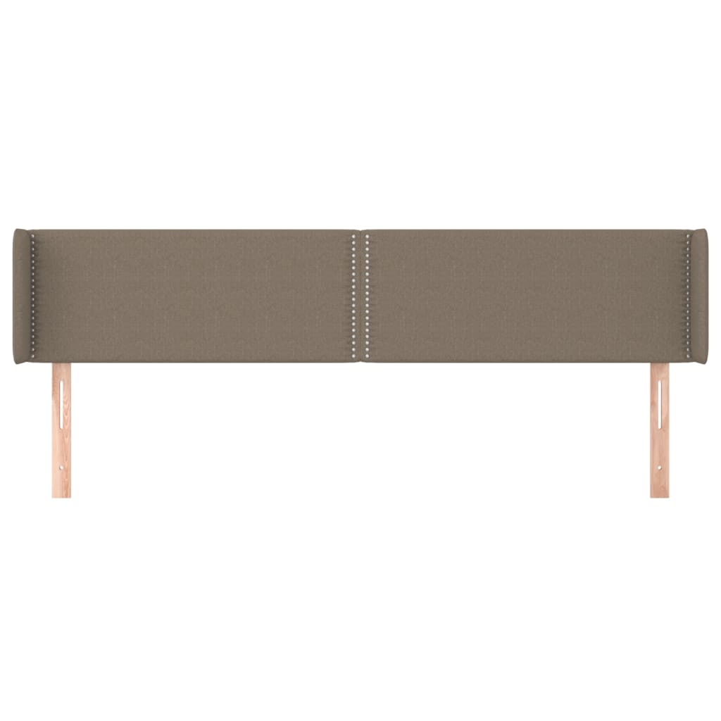 vidaXL Κεφαλάρι με Πτερύγια Taupe 183x16x78/88 εκ. Υφασμάτινο