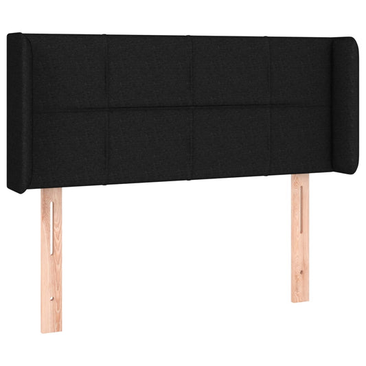 vidaXL Κεφαλάρι με Πτερύγια Μαύρο 103x16x78/88 εκ. Υφασμάτινο