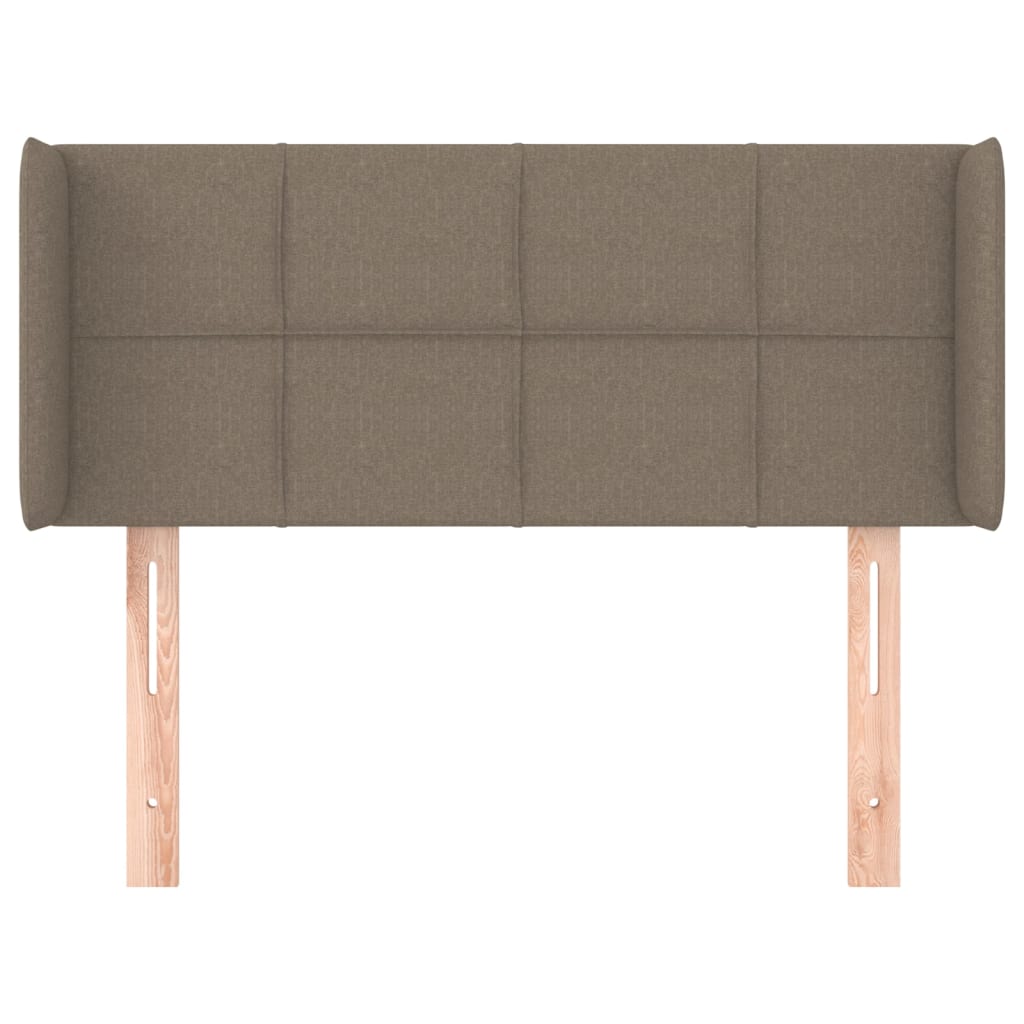 vidaXL Κεφαλάρι με Πτερύγια Taupe 103x16x78/88 εκ. Υφασμάτινο