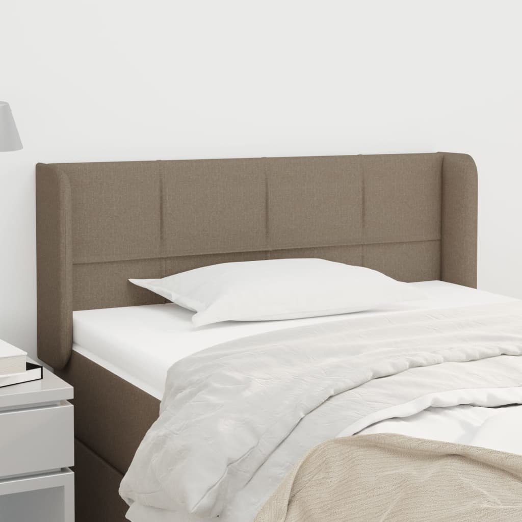 vidaXL Κεφαλάρι με Πτερύγια Taupe 103x16x78/88 εκ. Υφασμάτινο