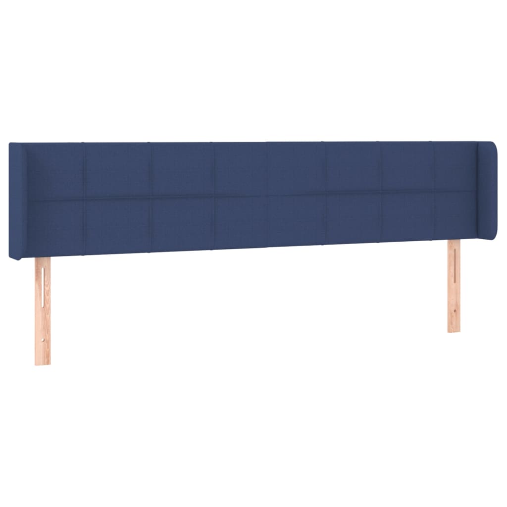 vidaXL Κεφαλάρι με Πτερύγια Μπλε 163x16x78/88 εκ. Υφασμάτινο