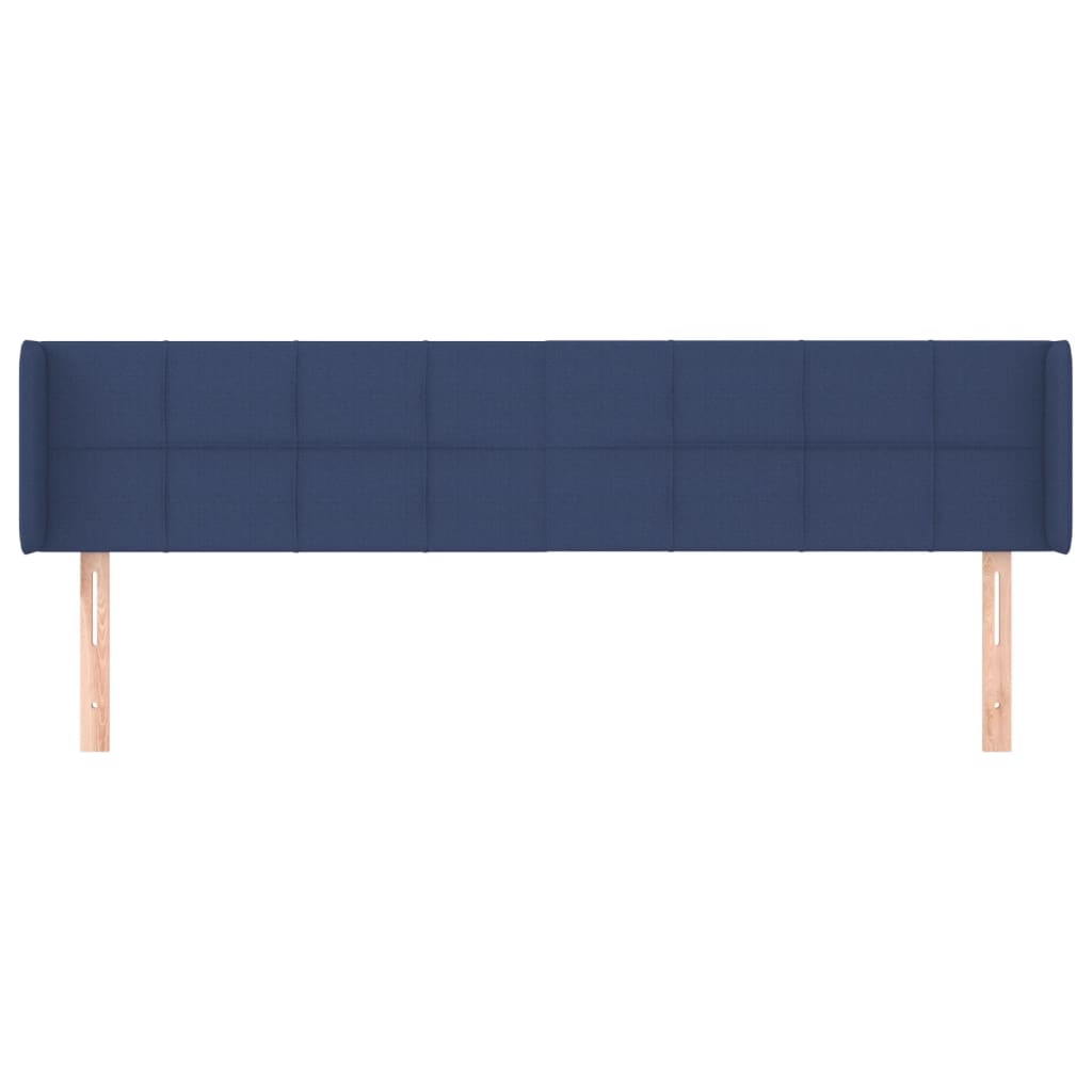 vidaXL Κεφαλάρι με Πτερύγια Μπλε 163x16x78/88 εκ. Υφασμάτινο