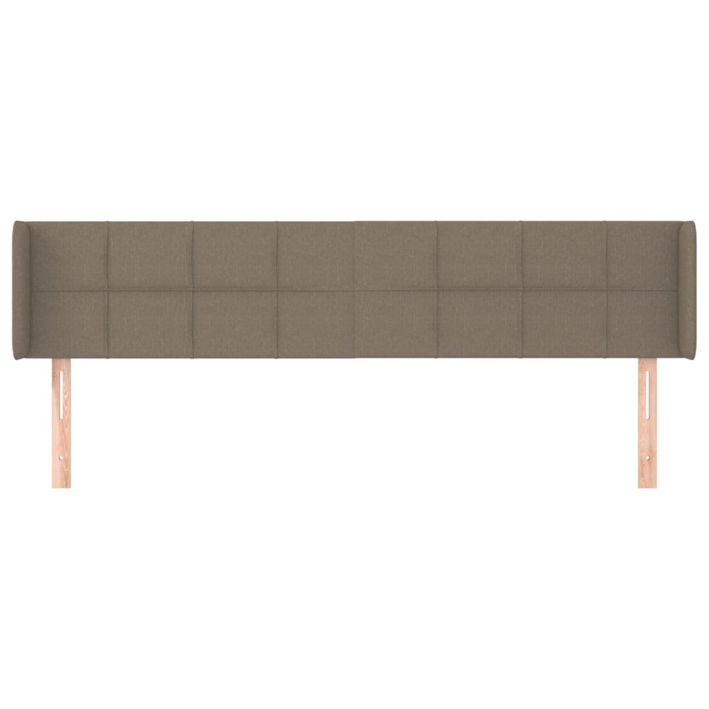 vidaXL Κεφαλάρι με Πτερύγια Taupe 183x16x78/88 εκ. Υφασμάτινο