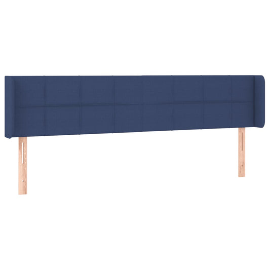 vidaXL Κεφαλάρι με Πτερύγια Μπλε 203x16x78/88 εκ. Υφασμάτινο