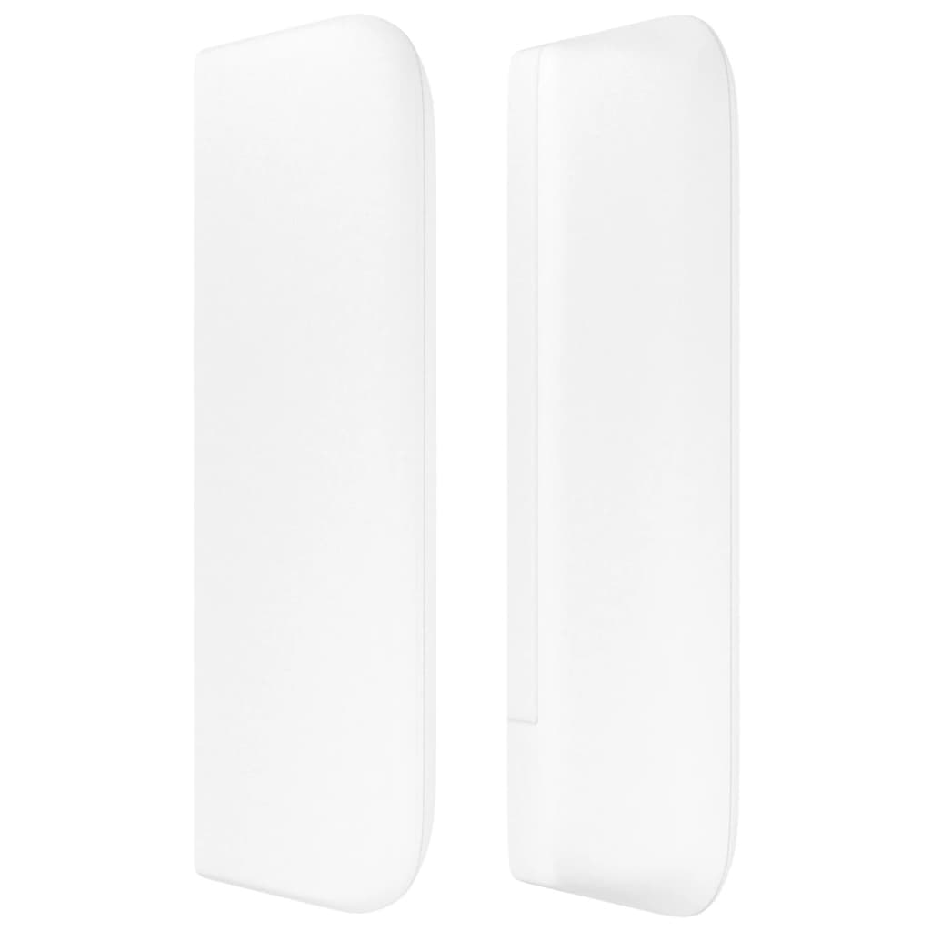 vidaXL Κεφαλάρι με Πτερύγια Λευκό 83x16x78/88 εκ. Συνθετικό Δέρμα