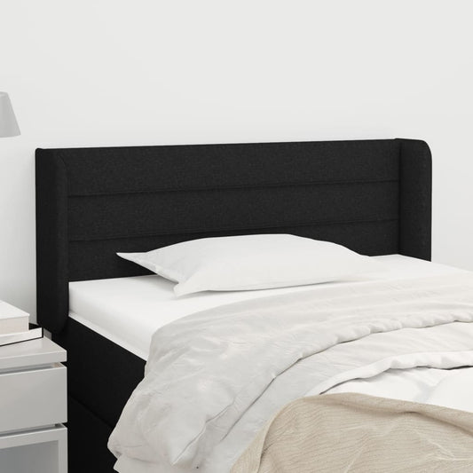 vidaXL Κεφαλάρι με Πτερύγια Μαύρο 103x16x78/88 εκ. Υφασμάτινο