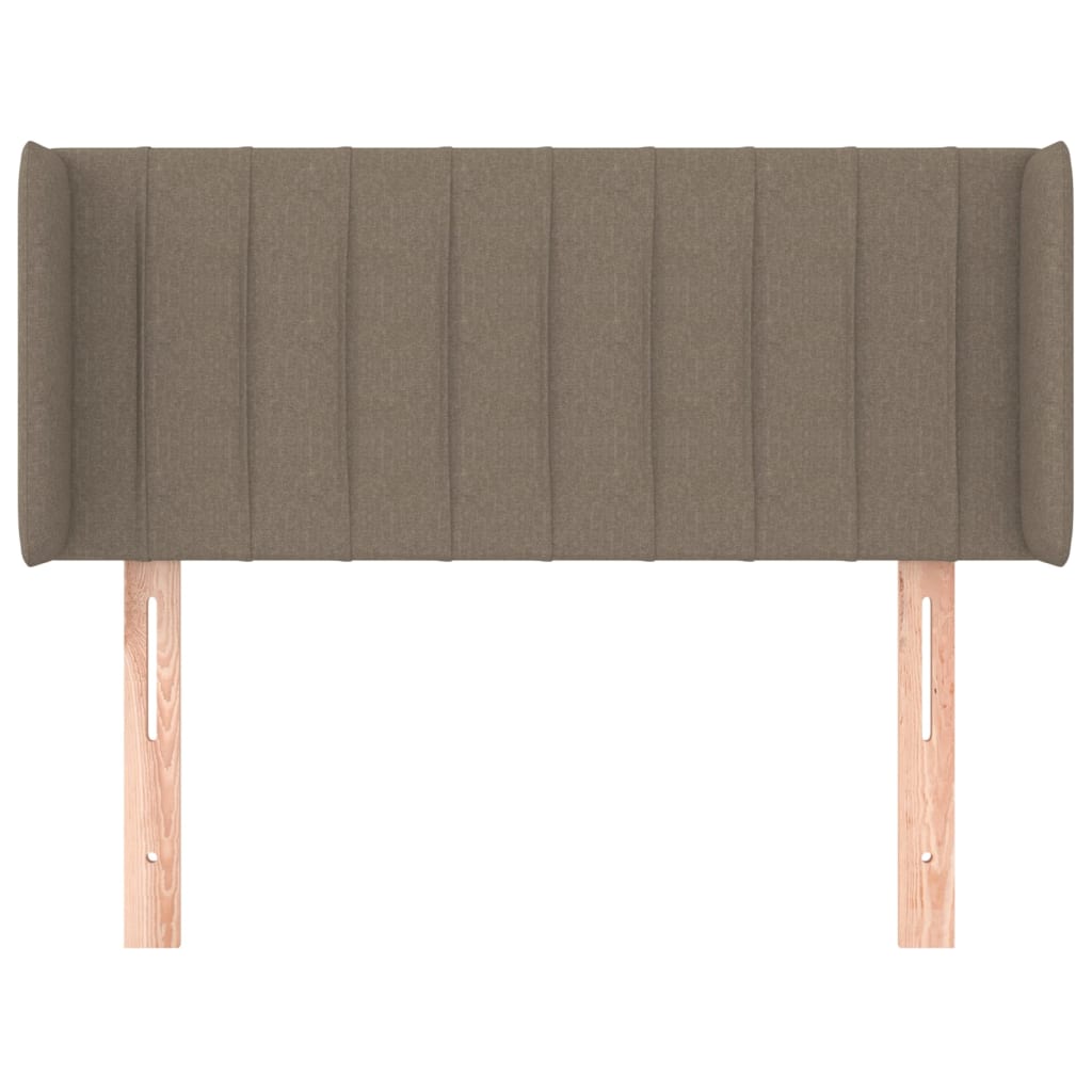 vidaXL Κεφαλάρι με Πτερύγια Taupe 103x16x78/88 εκ. Υφασμάτινο