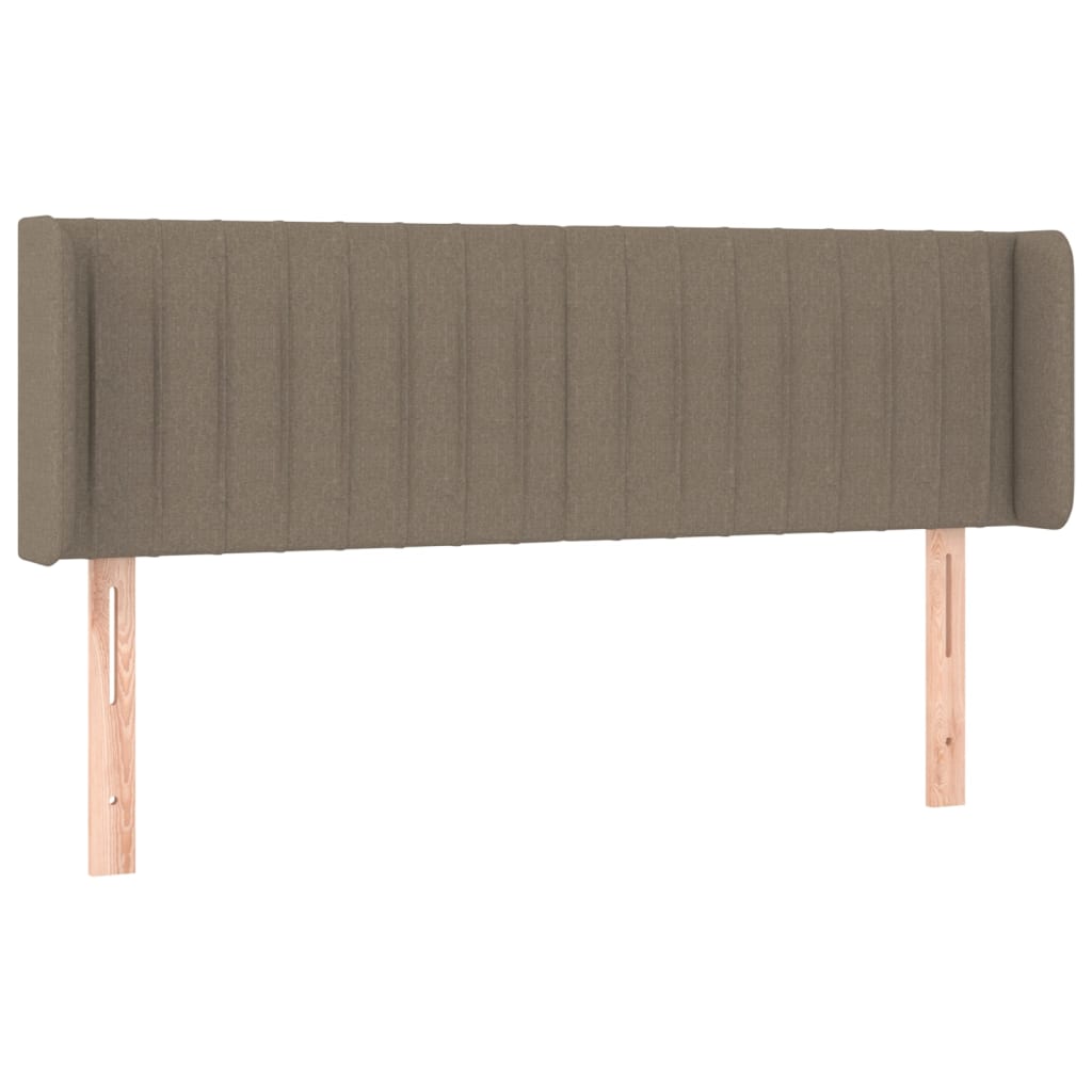 vidaXL Κεφαλάρι με Πτερύγια Taupe 147x16x78/88 εκ. Υφασμάτινο