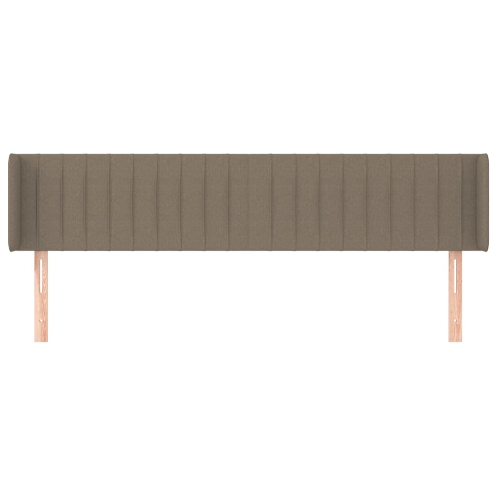 vidaXL Κεφαλάρι με Πτερύγια Taupe 163x16x78/88 εκ. Υφασμάτινο