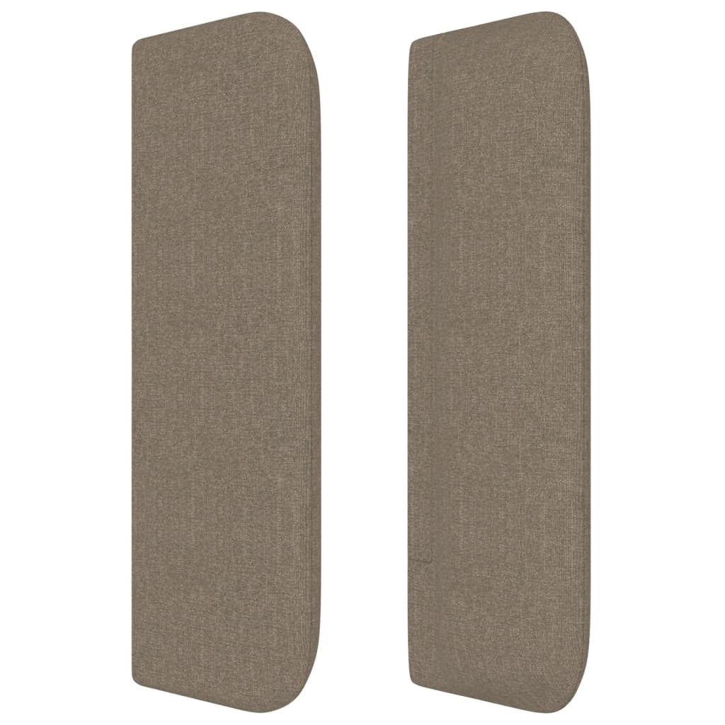vidaXL Κεφαλάρι με Πτερύγια Taupe 163x16x78/88 εκ. Υφασμάτινο