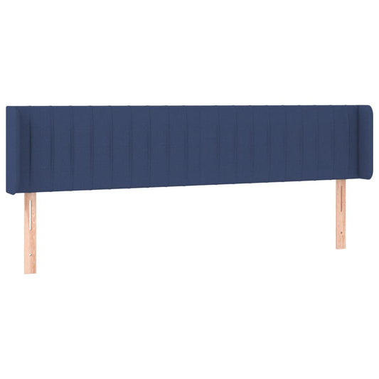 vidaXL Κεφαλάρι με Πτερύγια Μπλε 203x16x78/88 εκ. Υφασμάτινο
