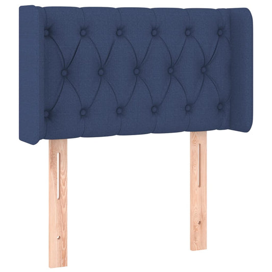 vidaXL Κεφαλάρι με Πτερύγια Μπλε 83x16x78/88 εκ. Υφασμάτινο