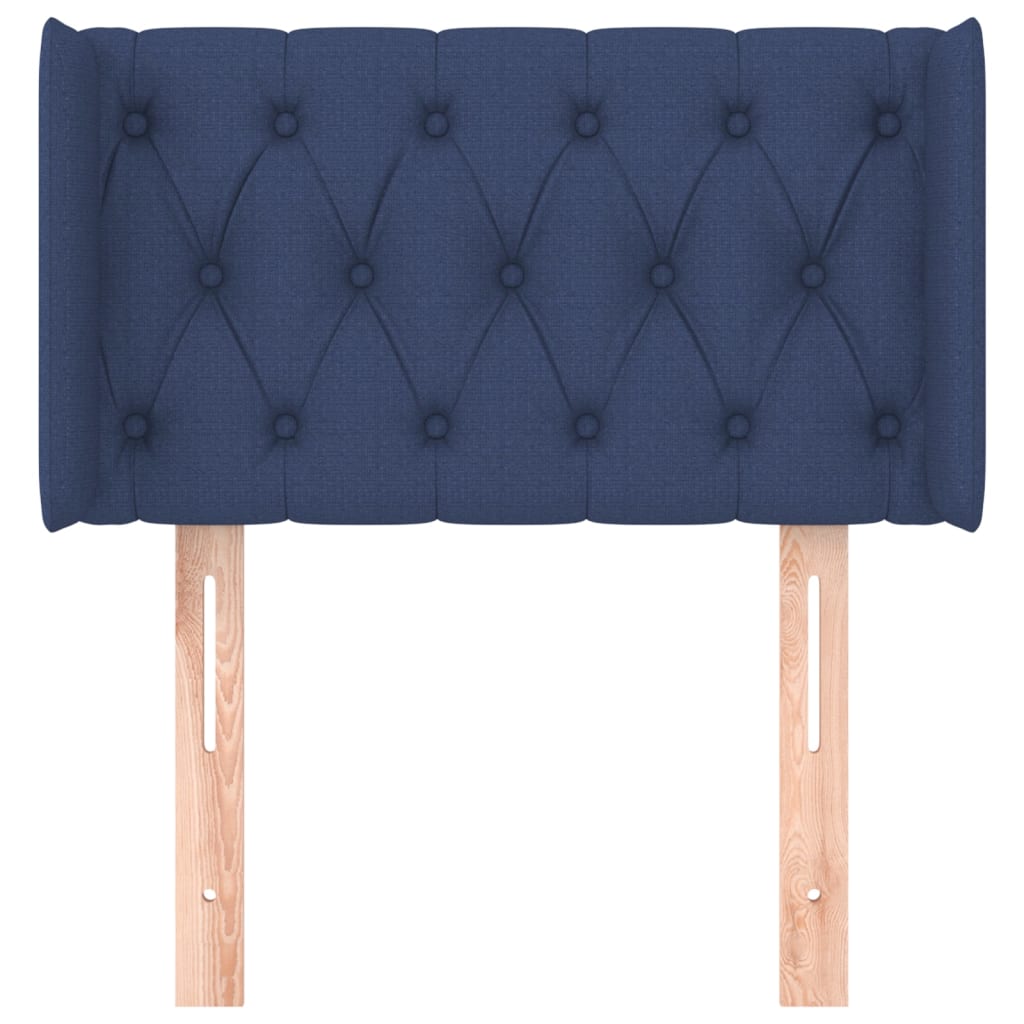 vidaXL Κεφαλάρι με Πτερύγια Μπλε 83x16x78/88 εκ. Υφασμάτινο