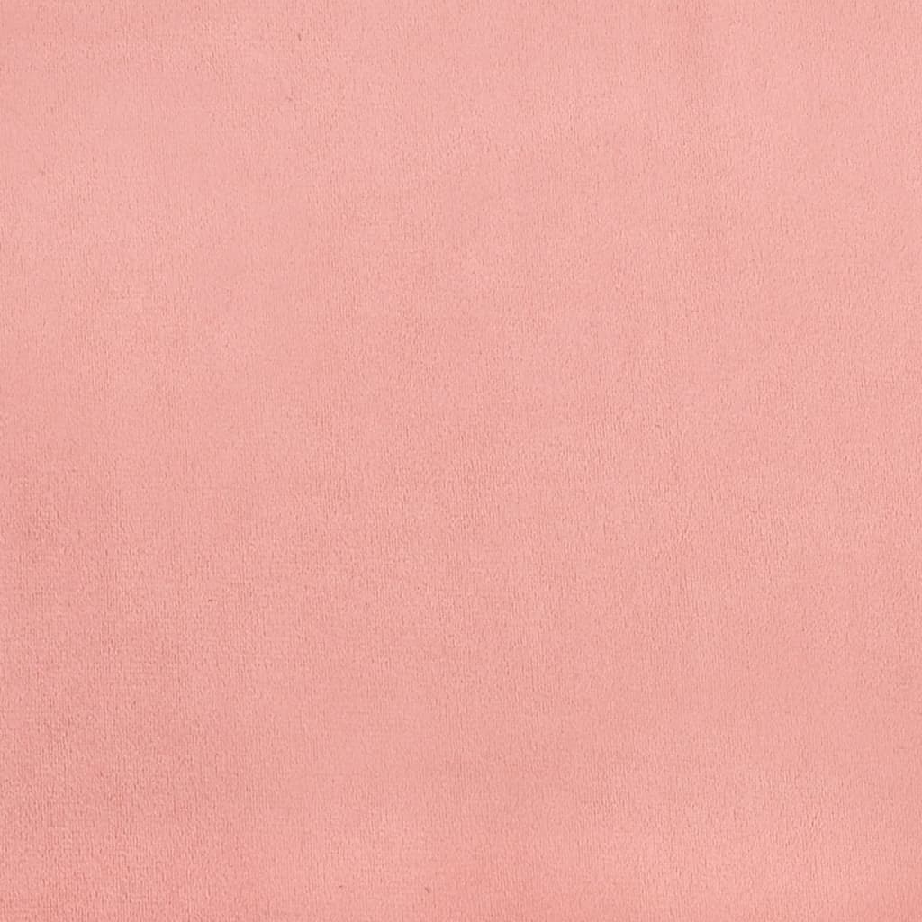 vidaXL Κεφαλάρι με Πτερύγια Ροζ 83x16x78/88 εκ. Βελούδινο