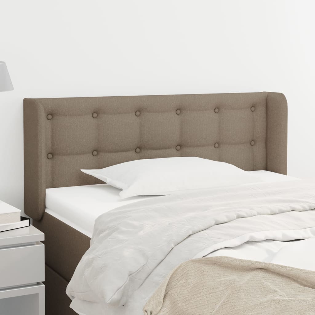 vidaXL Κεφαλάρι με Πτερύγια Taupe 83x16x78/88 εκ. Υφασμάτινο