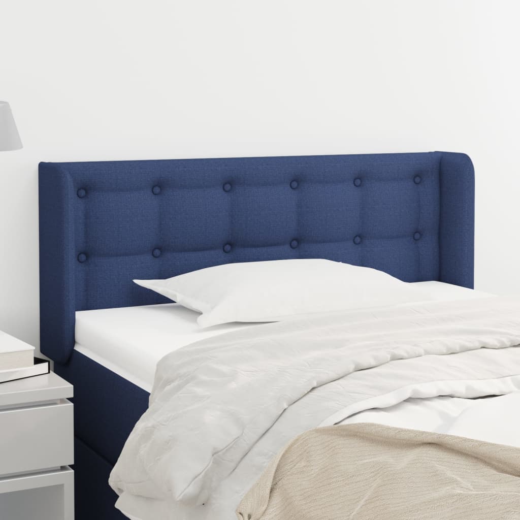 vidaXL Κεφαλάρι με Πτερύγια Μπλε 93x16x78/88 εκ. Υφασμάτινο
