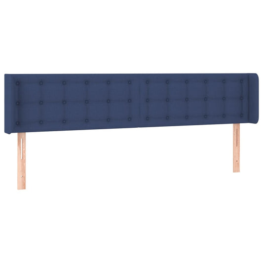 vidaXL Κεφαλάρι με Πτερύγια Μπλε 203x16x78/88 εκ. Υφασμάτινο