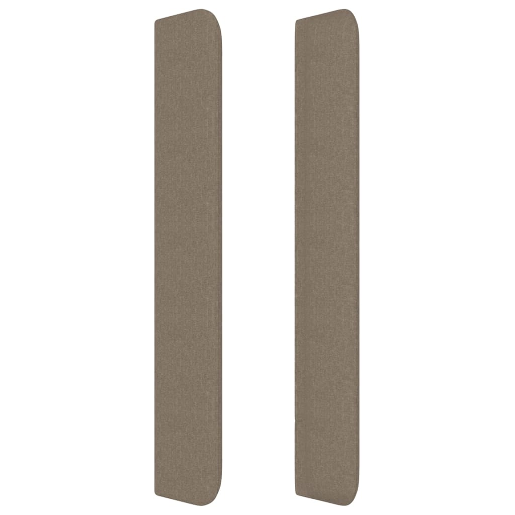 vidaXL Κεφαλάρι με Πτερύγια Taupe 93x16x118/128 εκ. Υφασμάτινο